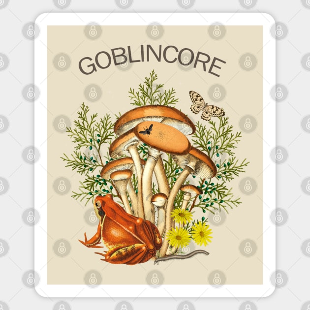 Goblincore Magnet by valentinahramov